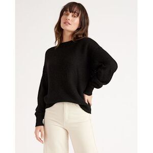 Quince Black Women's Sweater